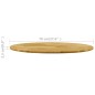 vidaXL Superficie de mesa redonda madera maciza de roble 23 mm 700 mm vidaXL Superficie de mesa redonda madera maciza de roble 23 mm 700 mm