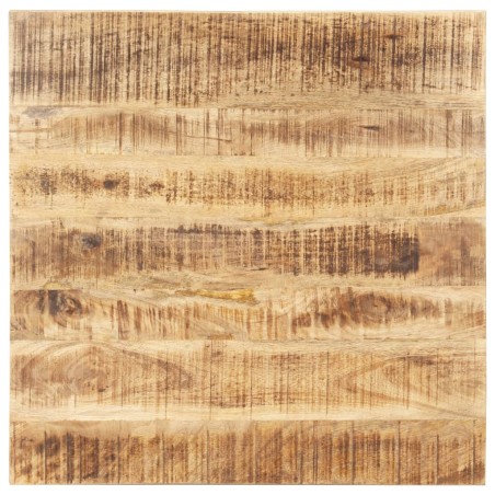 vidaXL Superficie de mesa madera maciza de mango 25-27 mm 70x70 cm