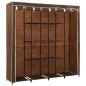 vidaXL Armario con 4 compartimentos marrón 175x45x170 cm vidaXL Armario con 4 compartimentos marrón 175x45x170 cm