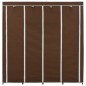 vidaXL Armario con 4 compartimentos marrón 175x45x170 cm vidaXL Armario con 4 compartimentos marrón 175x45x170 cm