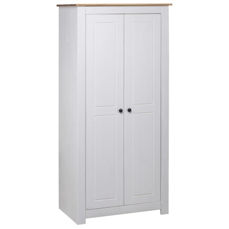 vidaXL Armario madera maciza pino blanco Panamá Range 80x50x171,5 cm