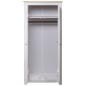 vidaXL Armario madera maciza pino blanco Panamá Range 80x50x171,5 cm vidaXL Armario madera maciza pino blanco Panamá Range 80x50x171,5 cm