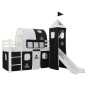 vidaXL Cama alta para niños tobogán y escalera madera pino 97x208 cm vidaXL Cama alta para niños tobogán y escalera madera pino 97x208 cm