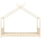 vidaXL Estructura de cama infantil de madera maciza de pino 80x160 cm