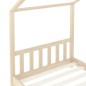 vidaXL Estructura de cama infantil de madera maciza de pino 80x160 cm