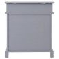 vidaXL Mueble zapatero de madera de Paulownia gris 50x28x58 cm vidaXL Mueble zapatero de madera de Paulownia gris 50x28x58 cm