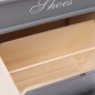 vidaXL Mueble zapatero de madera de Paulownia gris 50x28x58 cm vidaXL Mueble zapatero de madera de Paulownia gris 50x28x58 cm
