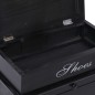 vidaXL Mueble zapatero de madera de Paulownia negro 50x28x58 cm vidaXL Mueble zapatero de madera de Paulownia negro 50x28x58 cm