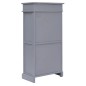 vidaXL Mueble zapatero de madera de Paulownia gris 50x28x98 cm vidaXL Mueble zapatero de madera de Paulownia gris 50x28x98 cm