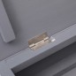 vidaXL Mueble zapatero de madera de Paulownia gris 50x28x98 cm vidaXL Mueble zapatero de madera de Paulownia gris 50x28x98 cm