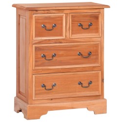 vidaXL Cómoda con cajones de madera maciza de caoba