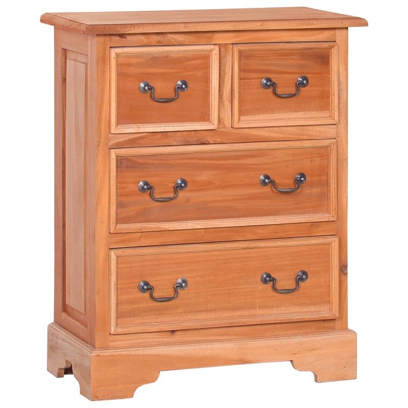 vidaXL Cómoda con cajones de madera maciza de caoba vidaXL Cómoda con cajones de madera maciza de caoba