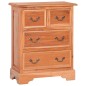 vidaXL Cómoda con cajones de madera maciza de caoba vidaXL Cómoda con cajones de madera maciza de caoba