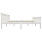 vidaXL Estructura de cama madera de pino maciza blanca 180x200 cm vidaXL Estructura de cama madera de pino maciza blanca 180x200 cm