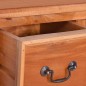 vidaXL Cómoda con cajones de madera maciza de caoba vidaXL Cómoda con cajones de madera maciza de caoba