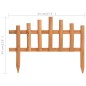 vidaXL Bordes de jardín 10 unidades madera de abeto 4,4 m vidaXL Bordes de jardín 10 unidades madera de abeto 4,4 m