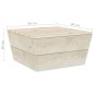 vidaXL Juego de muebles de jardín 2 piezas madera de abeto impregnada vidaXL Juego de muebles de jardín 2 piezas madera de abeto impregnada