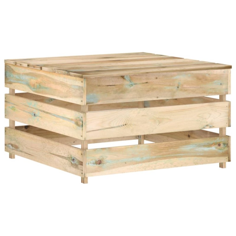 vidaXL Mesa de palés para jardín de madera de pino impregnada vidaXL Mesa de palés para jardín de madera de pino impregnada