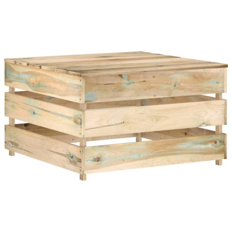 vidaXL Mesa de palés para jardín de madera de pino impregnada 
