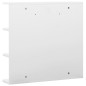 vidaXL Armario de baño con espejo blanco 66x17x63 cm MDF vidaXL Armario de baño con espejo blanco 66x17x63 cm MDF