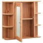 vidaXL Armario de baño con espejo color roble 66x17x63 cm MDF vidaXL Armario de baño con espejo color roble 66x17x63 cm MDF