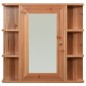 vidaXL Armario de baño con espejo color roble 66x17x63 cm MDF vidaXL Armario de baño con espejo color roble 66x17x63 cm MDF