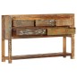 vidaXL Aparador madera maciza reciclada 120x30x75 cm 