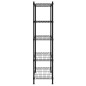 vidaXL Estante de almacenamiento 5 niveles negro 90x35x180 cm 250 kg