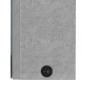 vidaXL Armario de baño con espejo y LED gris hormigón 50x13x70 cm