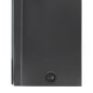 vidaXL Armario de baño con espejo y luz LED gris 50x13x70 cm