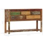 vidaXL Aparador madera maciza reciclada 120x30x75 cm 