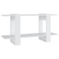 vidaXL Estantería madera contrachapada blanco 100x30x51 cm vidaXL Estantería madera contrachapada blanco 100x30x51 cm