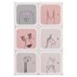 vidaXL Estantería infantil de cubos con 6 compartimentos rosa PP vidaXL Estantería infantil de cubos con 6 compartimentos rosa PP