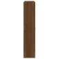 vidaXL Mueble zapatero madera contrachapada marrón roble 59x17x81 cm