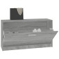 vidaXL Banco zapatero madera contrachapada gris Sonoma 80x24x45 cm vidaXL Banco zapatero madera contrachapada gris Sonoma 80x24x45 cm