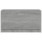 vidaXL Banco zapatero madera contrachapada gris Sonoma 80x24x45 cm vidaXL Banco zapatero madera contrachapada gris Sonoma 80x24x45 cm