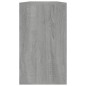 vidaXL Banco zapatero madera contrachapada gris Sonoma 80x24x45 cm vidaXL Banco zapatero madera contrachapada gris Sonoma 80x24x45 cm