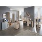 FMD Armario archivador giratorio abierto color roble 34x34x108 cm FMD Armario archivador giratorio abierto color roble 34x34x108 cm