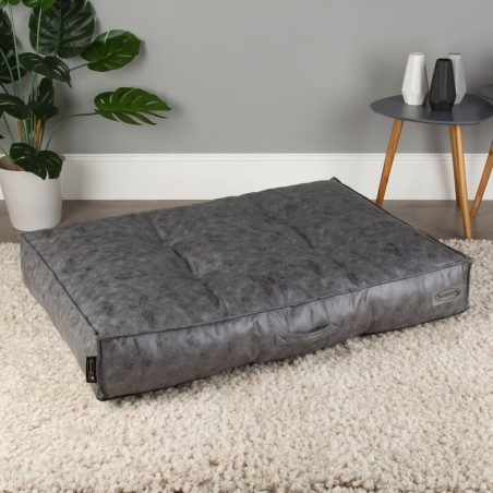 Scruffs & Tramps Colchón para perros Knightsbridge gris M 80x60 cm 