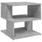 vidaXL Mesa auxiliar de madera ingeniería gris hormigón 40x40x40 cm vidaXL Mesa auxiliar de madera ingeniería gris hormigón 40x40x40 cm