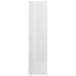 vidaXL Armario con cajones de contrachapada blanco brillo 50x50x200 cm