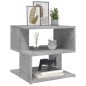 vidaXL Mesa auxiliar de madera ingeniería gris hormigón 40x40x40 cm vidaXL Mesa auxiliar de madera ingeniería gris hormigón 40x40x40 cm