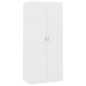 vidaXL Armario de madera contrachapada blanco 90x52x200cm