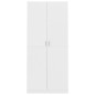 vidaXL Armario de madera contrachapada blanco 90x52x200cm