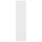 vidaXL Armario de madera contrachapada blanco 90x52x200cm