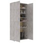 vidaXL Mueble zapatero contrachapada gris hormigón 80x39x178 cm vidaXL Mueble zapatero contrachapada gris hormigón 80x39x178 cm