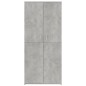 vidaXL Mueble zapatero contrachapada gris hormigón 80x39x178 cm vidaXL Mueble zapatero contrachapada gris hormigón 80x39x178 cm