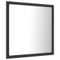 vidaXL Espejo de baño acrílico gris brillo 40x8,5x37 cm vidaXL Espejo de baño acrílico gris brillo 40x8,5x37 cm