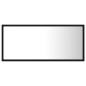 vidaXL Espejo de baño LED acrílico negro brillo 90x8,5x37 cm vidaXL Espejo de baño LED acrílico negro brillo 90x8,5x37 cm