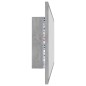vidaXL Espejo de baño LED acrílico gris hormigón 100x8,5x37 cm vidaXL Espejo de baño LED acrílico gris hormigón 100x8,5x37 cm